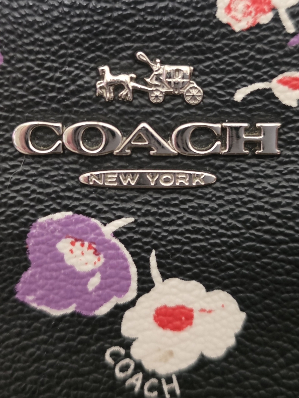 COACH MINI CHRISTIE CARRY ALL IN SMALL WILDFLOWER PRINT COATED CANVAS - Picture 3 of 8
